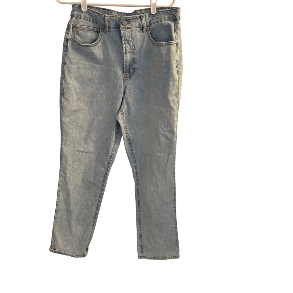 Frye‎ Jeans Women's 10/30 Blue Straight Leg High Rise Light Wash Denim